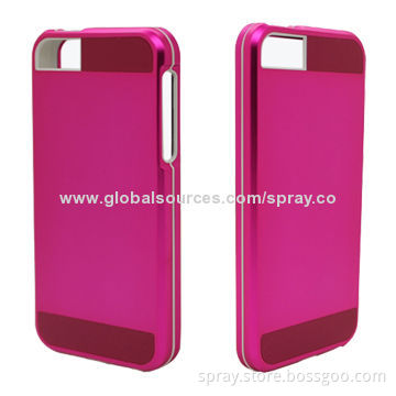 Luxury Chrome-plated Cover in Various Patterns, for iPhone 5/5s, High-tech Vacuum Plating
